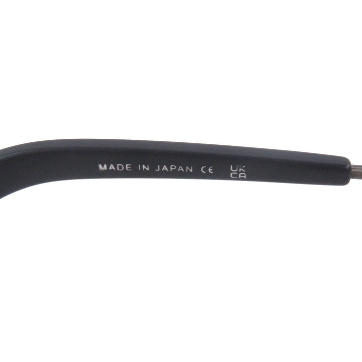 極美品□DITA ディータ DTX142-A-03 TYPOGRAPHER ハーフリム サーモントメガネ 眼鏡 ネイビー シルバー 52□19-140 日本製 定価123200円