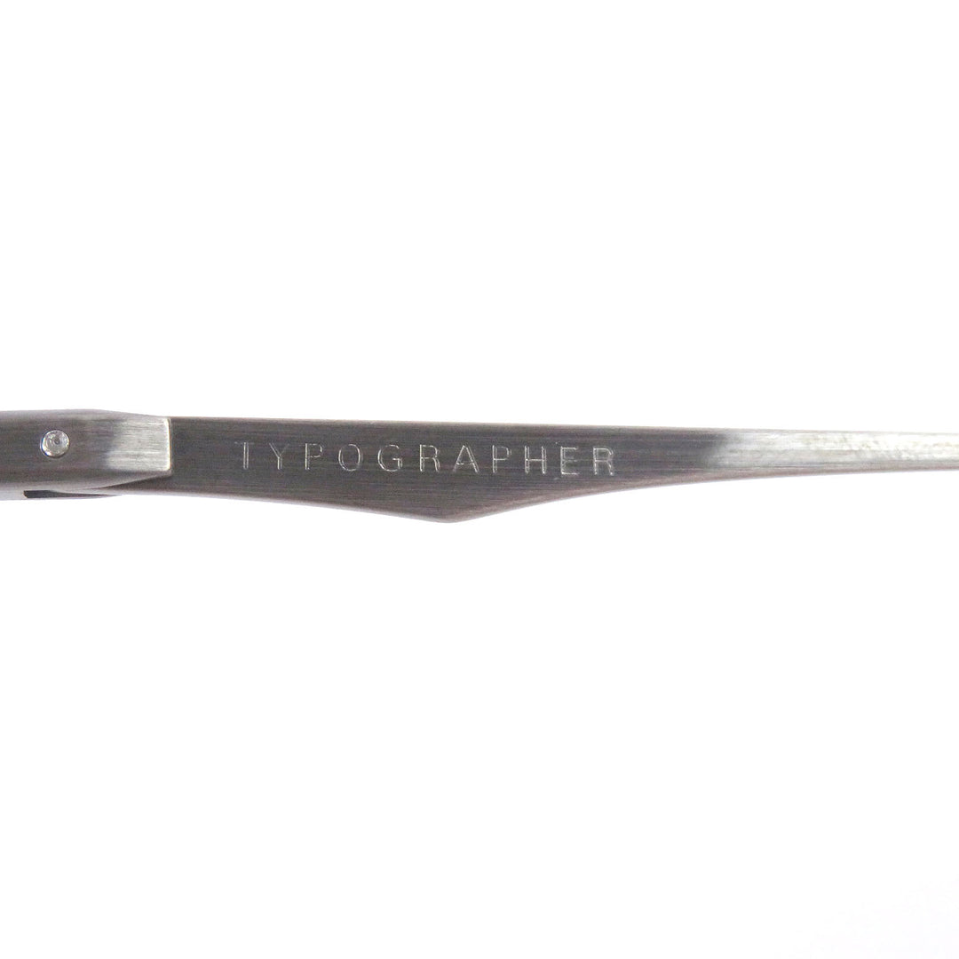 極美品□DITA ディータ DTX142-A-03 TYPOGRAPHER ハーフリム サーモントメガネ 眼鏡 ネイビー シルバー 52□19-140 日本製 定価123200円