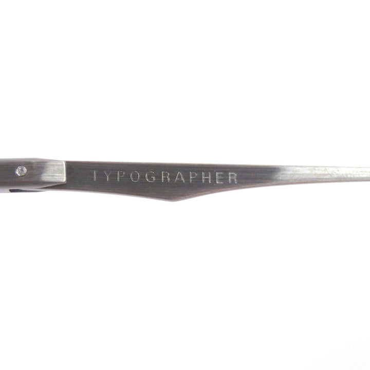 極美品□DITA ディータ DTX142-A-03 TYPOGRAPHER ハーフリム サーモントメガネ 眼鏡 ネイビー シルバー 52□19-140 日本製 定価123200円