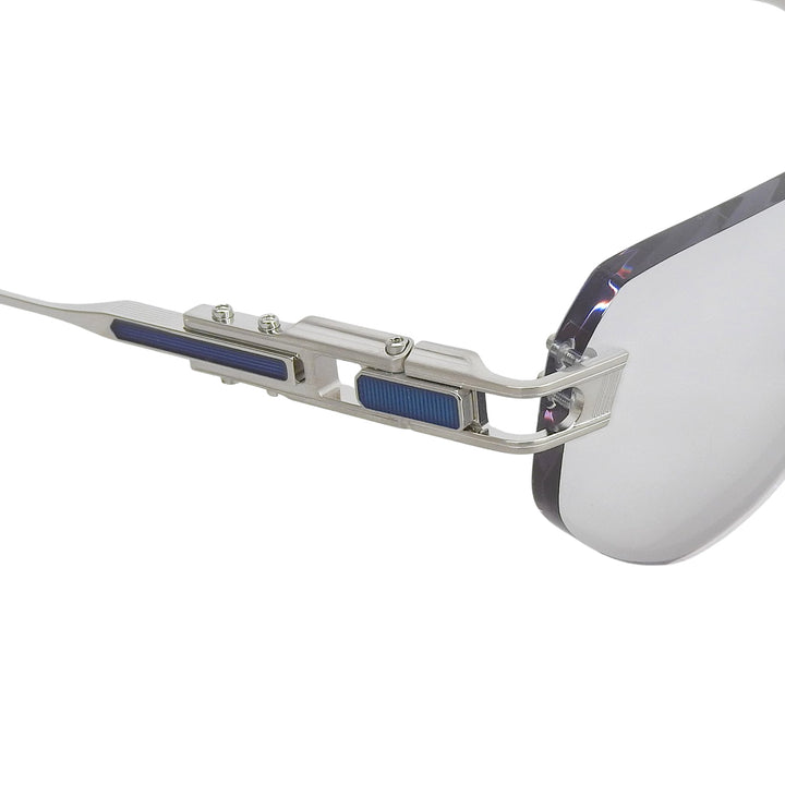 未使用品▲DITA ディータ 24SS DTX164 GRAND-IMPERYN サングラス シルバー クリアブルー 56□17 137 デモレンズ 日本製 定価165000円
