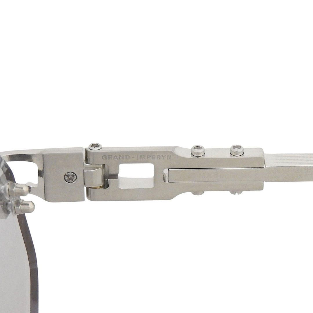 未使用品▲DITA ディータ 24SS DTX164 GRAND-IMPERYN サングラス シルバー クリアブルー 56□17 137 デモレンズ 日本製 定価165000円