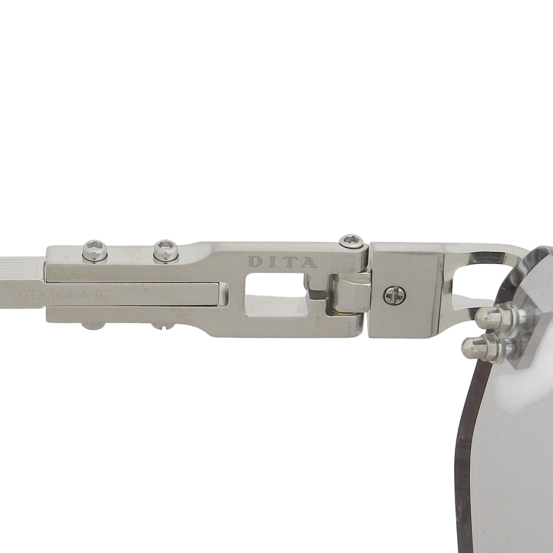 未使用品▲DITA ディータ 24SS DTX164 GRAND-IMPERYN サングラス シルバー クリアブルー 56□17 137 デモレンズ 日本製 定価165000円
