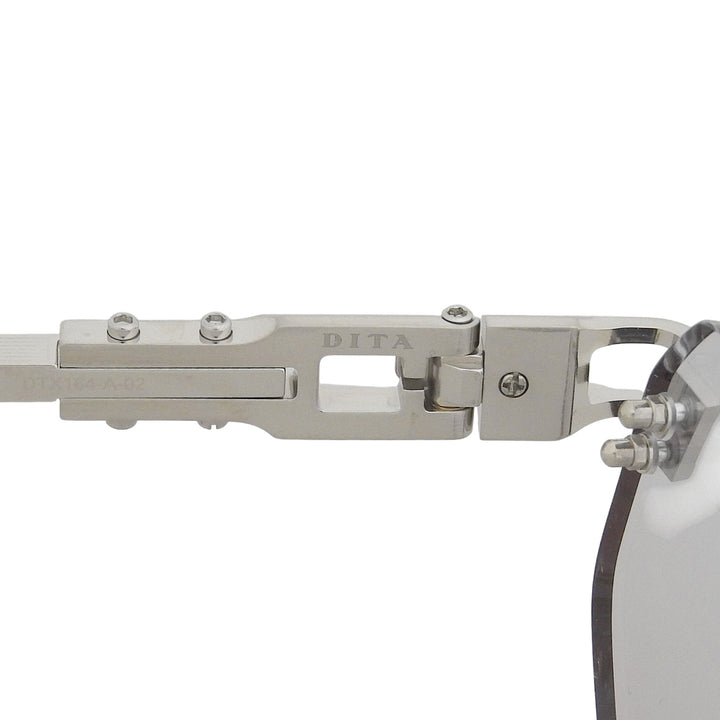 未使用品▲DITA ディータ 24SS DTX164 GRAND-IMPERYN サングラス シルバー クリアブルー 56□17 137 デモレンズ 日本製 定価165000円