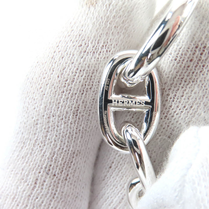 極美品★HERMES エルメス 2023年製 シェーヌダンクルMM AG925 13コマ ブレスレット シルバー フランス製 重量50.05g レディース