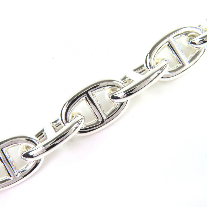 極美品△HERMES エルメス 2024年製 シェーヌダンクルMM 925 14コマ チェーン ブレスレット アクセサリー シルバー 重量50.52g レディース