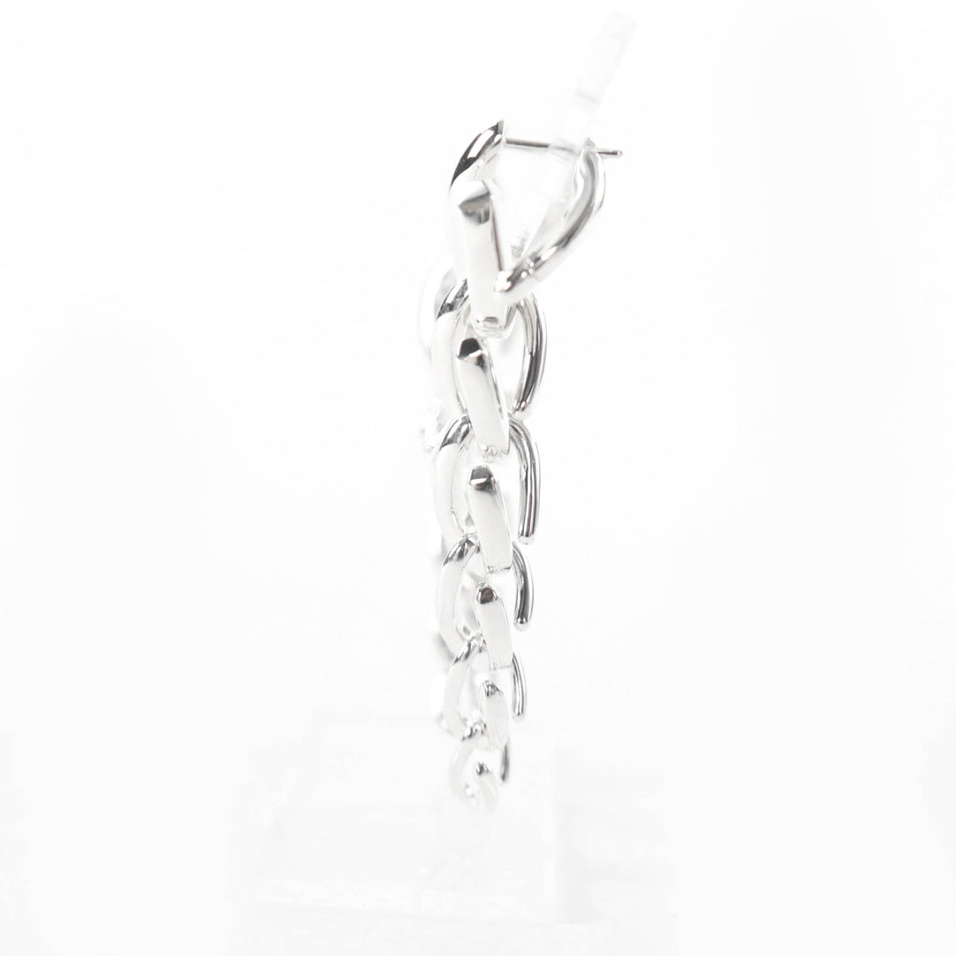 美品★TIFFANY&amp;Co. ティファニー AG925 フォージドロップリンク ピアス アクセサリー シルバー 重量19.97g レディース