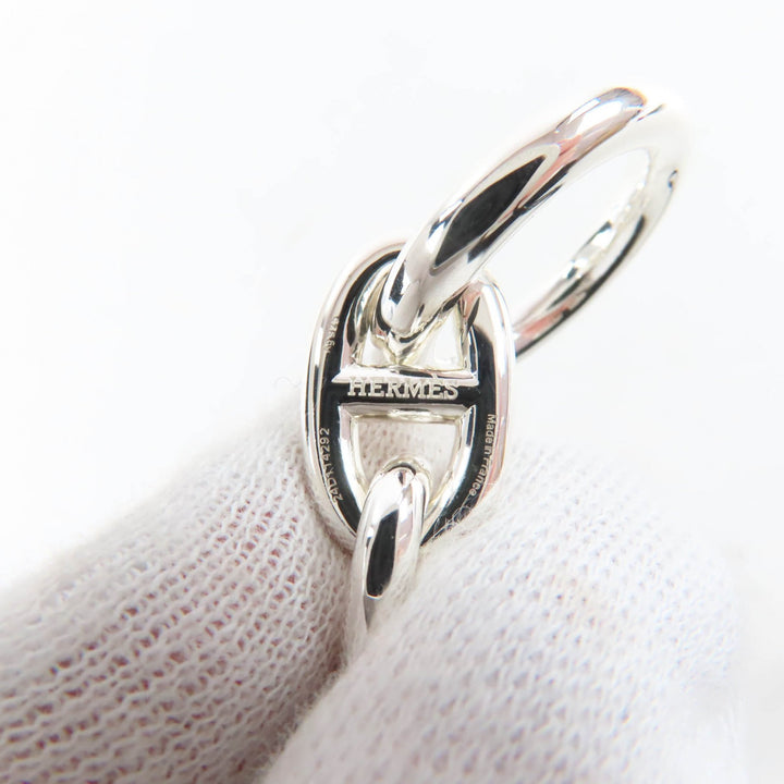 極美品★HERMES エルメス 2024年製 シェーヌダンクルMM AG925 14コマ ブレスレット シルバー フランス製 重量52.0g レディース
