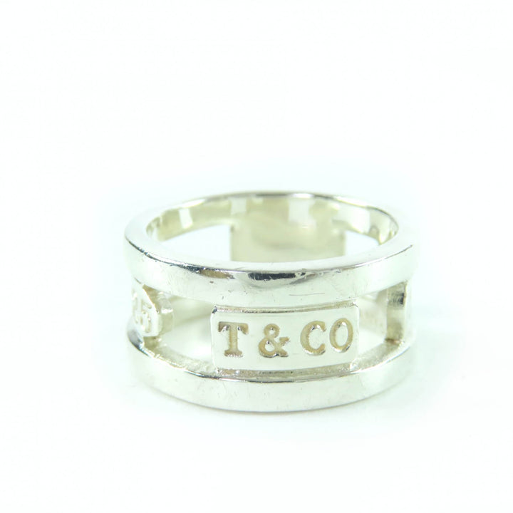 極美品☆TIFFANY&amp;Co. ティファニー 1837 エレメント リング 925 リング・指輪 シルバー 日本サイズ約12号相当 イタリア製 重量5.9g