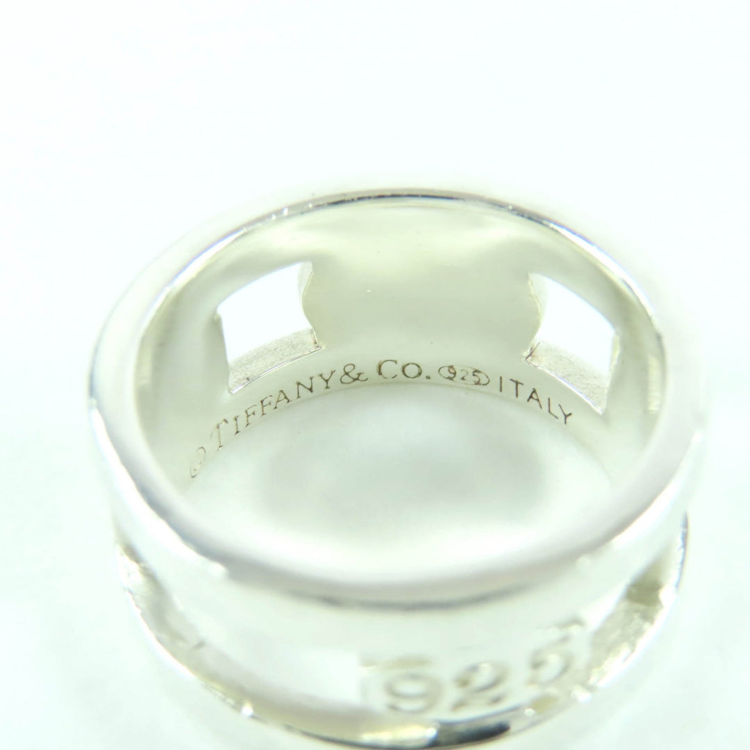 極美品☆TIFFANY&amp;Co. ティファニー 1837 エレメント リング 925 リング・指輪 シルバー 日本サイズ約12号相当 イタリア製 重量5.9g