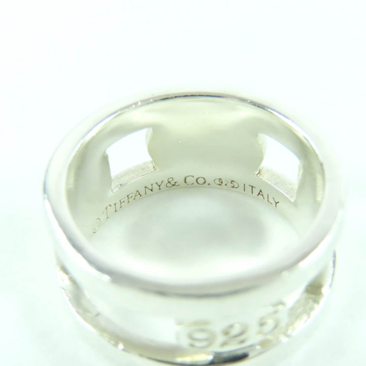 極美品☆TIFFANY&amp;Co. ティファニー 1837 エレメント リング 925 リング・指輪 シルバー 日本サイズ約12号相当 イタリア製 重量5.9g