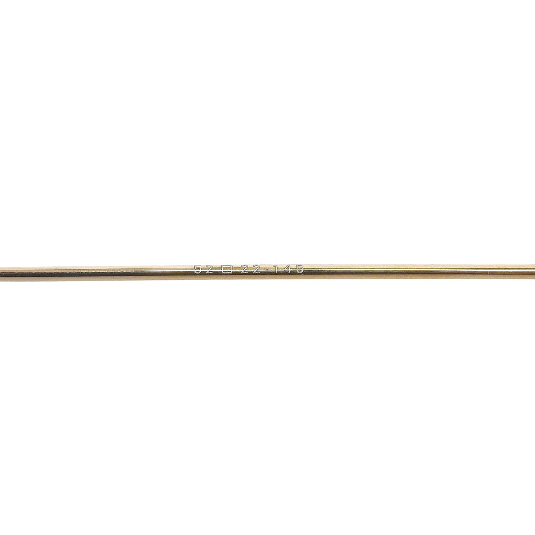未使用品▲DITA ディータ DTX-442-A-01 TARON THREE チタン メガネ 眼鏡 ブラック ゴールド 52□22-145 デモレンズ 日本製 定価95700円