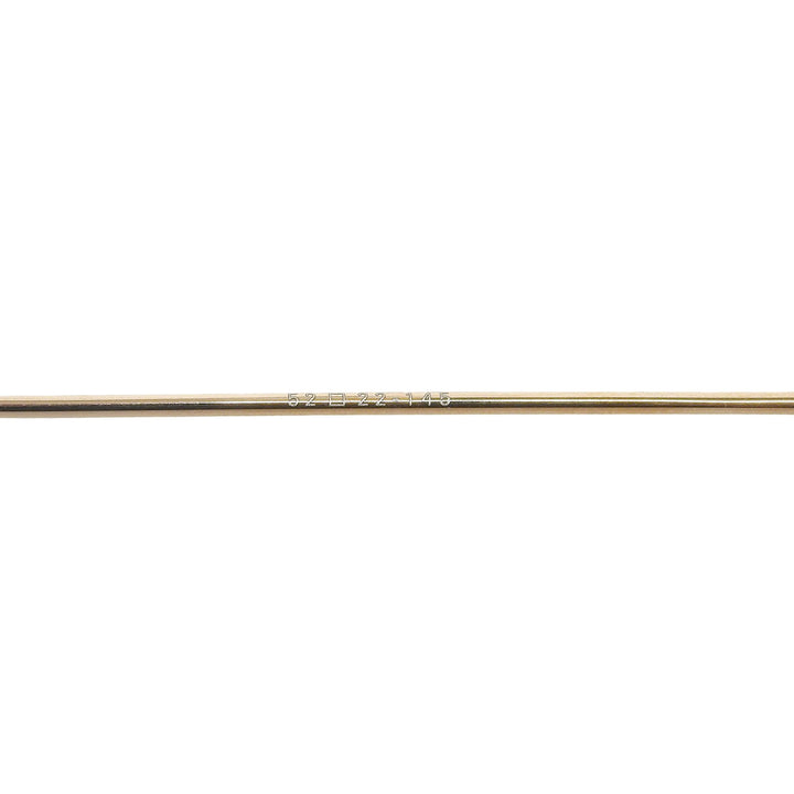 未使用品▲DITA ディータ DTX-442-A-01 TARON THREE チタン メガネ 眼鏡 ブラック ゴールド 52□22-145 デモレンズ 日本製 定価95700円
