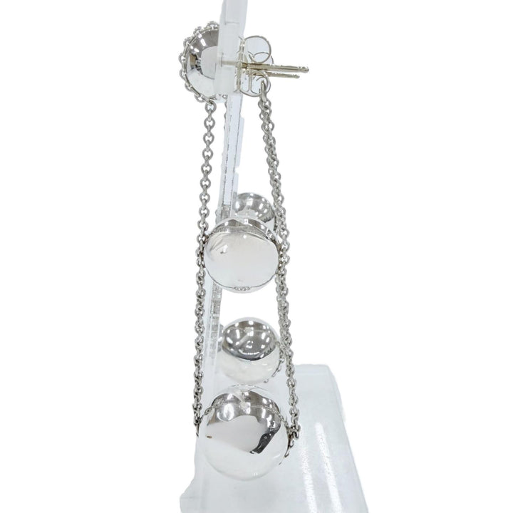 美品◇TIFFANY&amp;Co. ティファニー ハードウェア トリプルドロップ AG925 現行品 ピアス アクセサリー シルバー 伊製 重量8.6g レディース