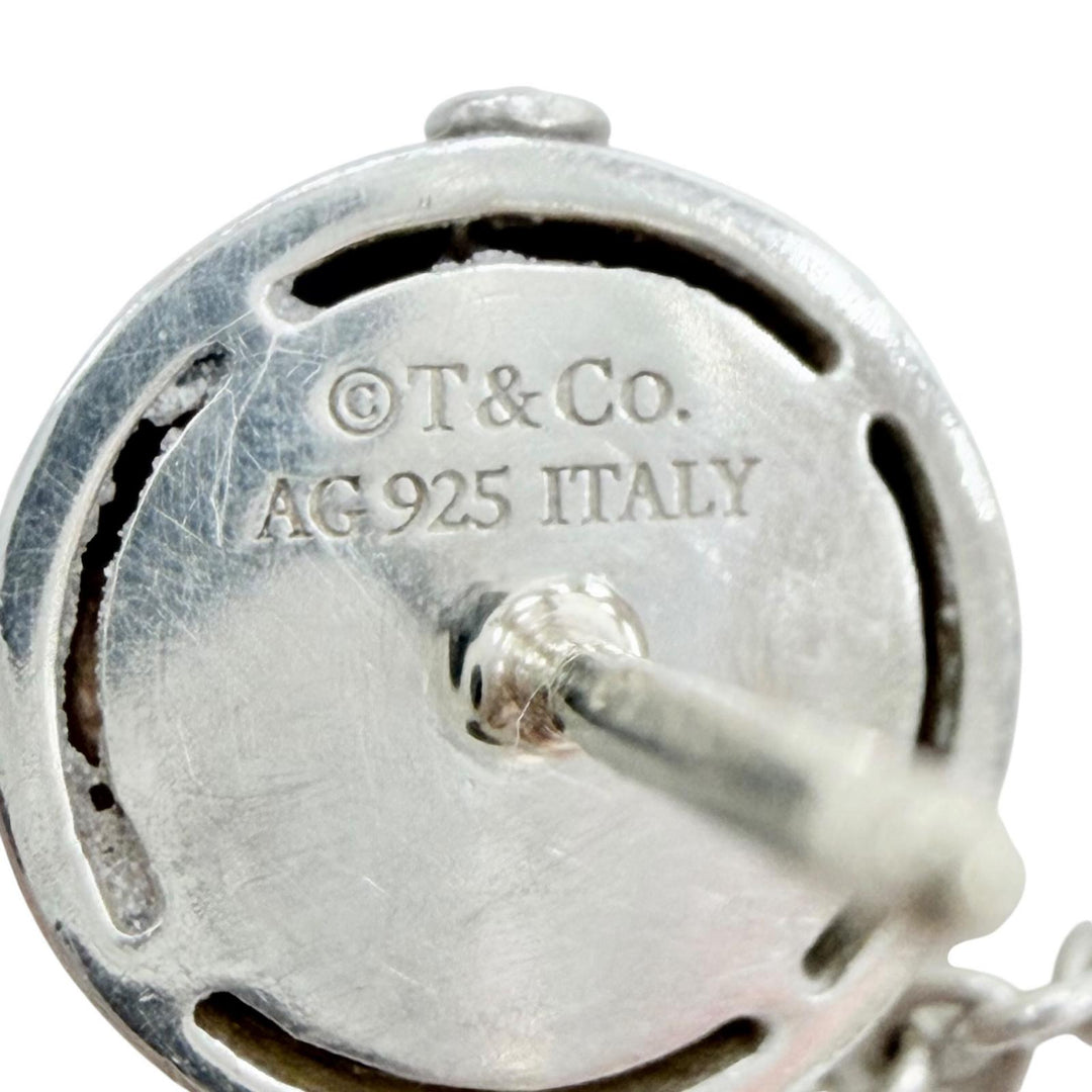 美品◇TIFFANY&amp;Co. ティファニー ハードウェア トリプルドロップ AG925 現行品 ピアス アクセサリー シルバー 伊製 重量8.6g レディース