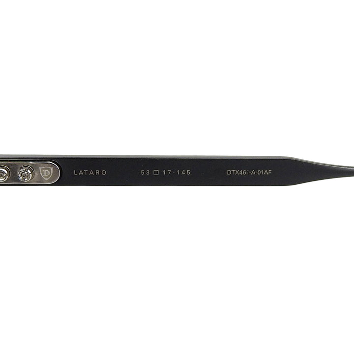未使用品▲DITA ディータ DTX461 LATARO スクエア メガネ 眼鏡 アイウェア ブラック メタリックブラック 53□17-145 デモレンズ 日本製