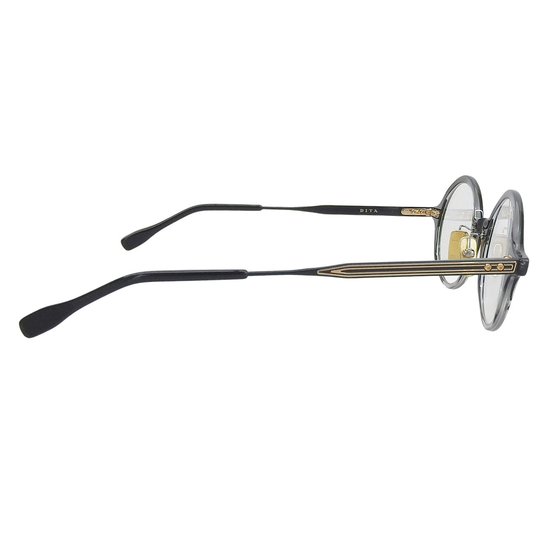 未使用品▲DITA ディータ DTX469 ALATARA ラウンド メガネ 眼鏡 アイウェア ブラック ゴールド 46□22 145 デモレンズ 日本製 メンズ