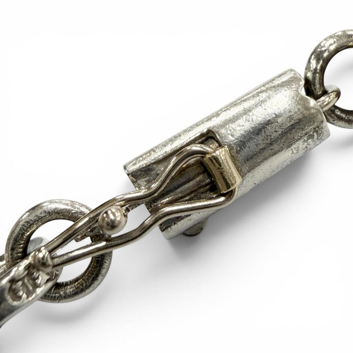 美品▼CHROME HEARTS クロムハーツ PAPER CHAIN 20 ペーパーチェーン 925 14K ネックレス シルバー 20インチ 重量39.7g メンズ