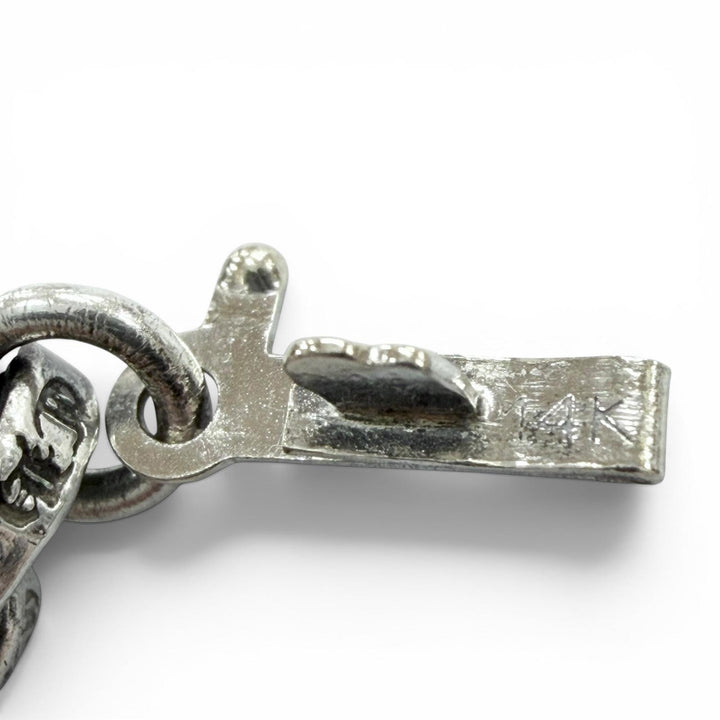 美品▼CHROME HEARTS クロムハーツ PAPER CHAIN 20 ペーパーチェーン 925 14K ネックレス シルバー 20インチ 重量39.7g メンズ
