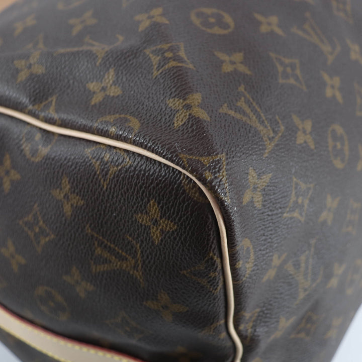 極美品☆LOUIS VUITTON ルイヴィトン M41414 キーポル・バンドリエール 55 モノグラムキャンバス ボストンバッグ ブラウン フランス製