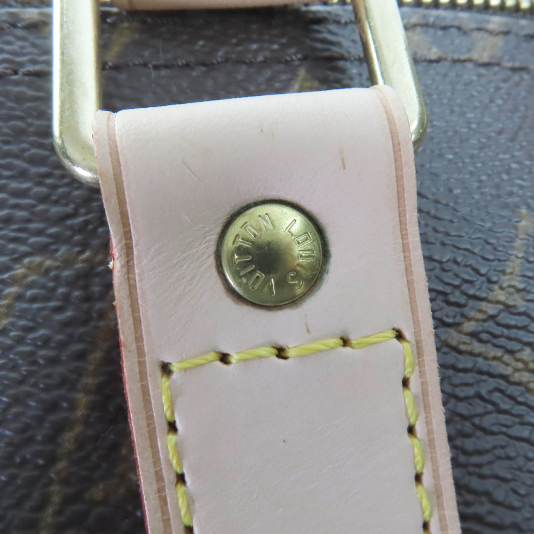 極美品☆LOUIS VUITTON ルイヴィトン M41414 キーポル・バンドリエール 55 モノグラムキャンバス ボストンバッグ ブラウン フランス製