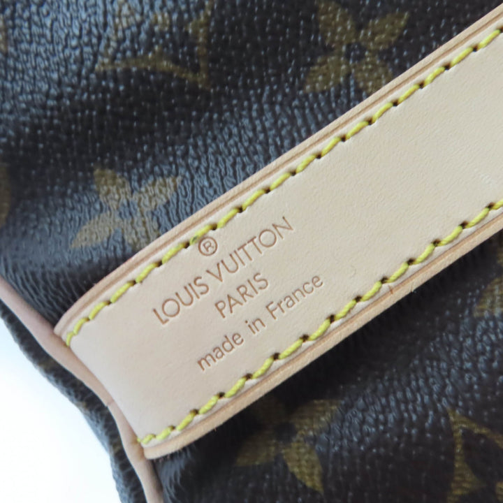 極美品☆LOUIS VUITTON ルイヴィトン M41414 キーポル・バンドリエール 55 モノグラムキャンバス ボストンバッグ ブラウン フランス製