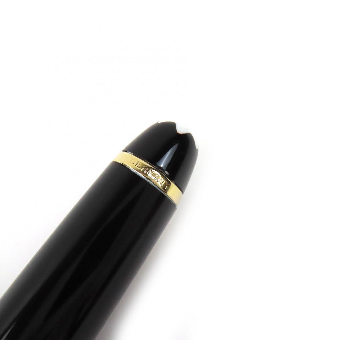 良品△MONTBLANC モンブラン マイスターシュテュック クラシック ペン先14K EFニブ ホワイトスター 万年筆 ブラック ゴールド メンズ