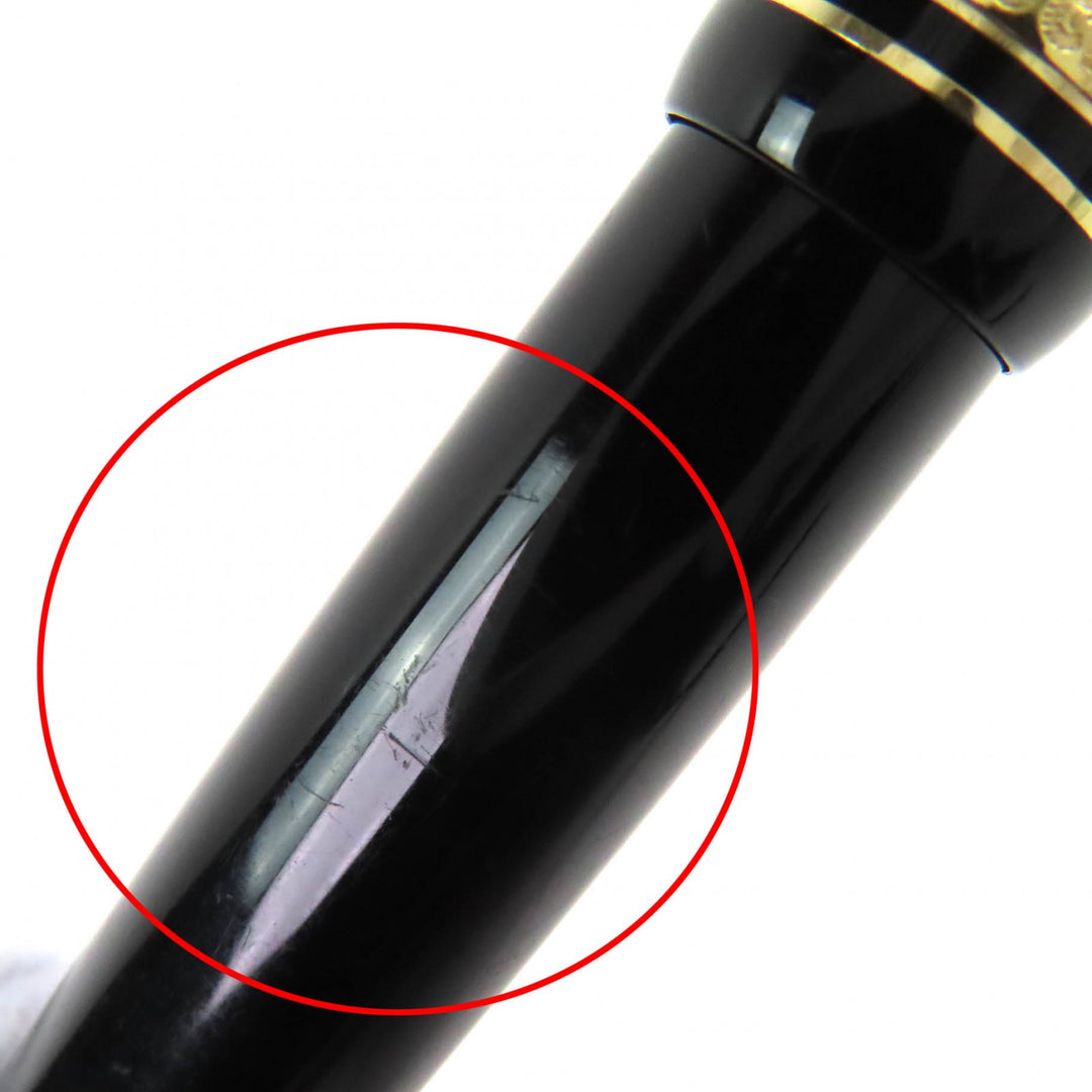 良品△MONTBLANC モンブラン マイスターシュテュック クラシック 146 ペン先14K Fニブ ツイスト式 ボールペン 万年筆 2本セット 筆記◎