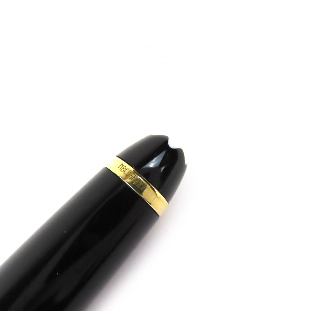 良品△MONTBLANC モンブラン マイスターシュテュック クラシック 146 ペン先14K Fニブ ツイスト式 ボールペン 万年筆 2本セット 筆記◎