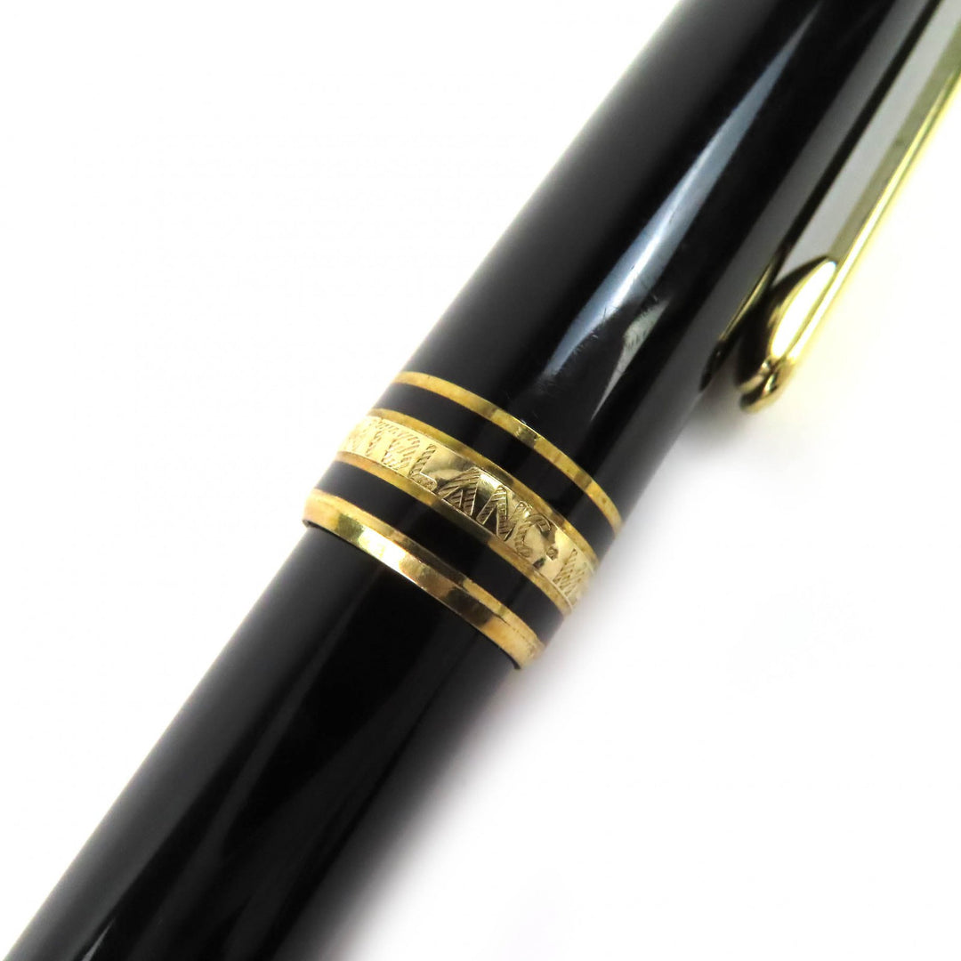 良品△MONTBLANC モンブラン マイスターシュテュック クラシック 146 ペン先14K Fニブ ツイスト式 ボールペン 万年筆 2本セット 筆記◎