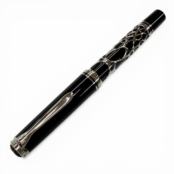 極美品▼PERIKAN ペリカン ヴィンテージ リミテッドエディション スピリット オブ ガウディ AG925 18K Mニブ 生誕150周年記念 万年筆