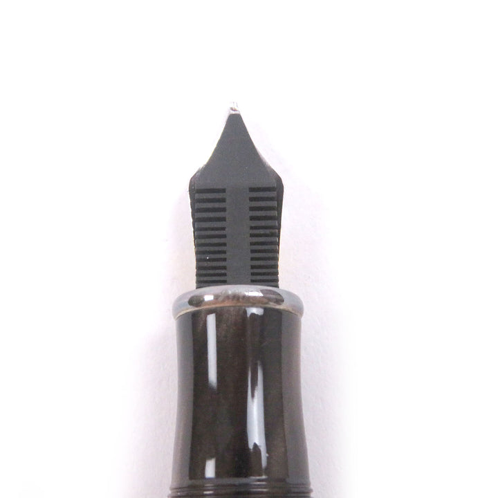 極美品□Montegrappa モンテグラッパ ヴィンテージ L.E. 2000 Human Civilization SV925 ペン先18K Mニブ 超希少 万年筆 ブラウン系