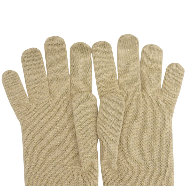 未使用品▲BURBERRY バーバリー 8098890 カシミヤ ノバチェックインターシャ 手袋 グローブ ベージュ M/L 英国製 メンズ