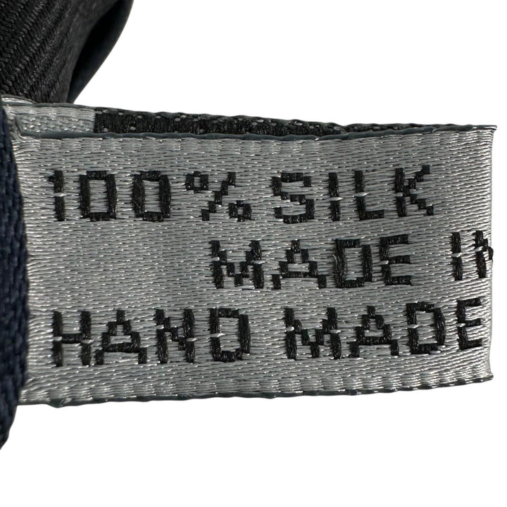 未使用品▲DIOR ディオール 23U1047AU001 シルク100% ソリッドデザイン ネクタイ ダークネイビー イタリア製 メンズ