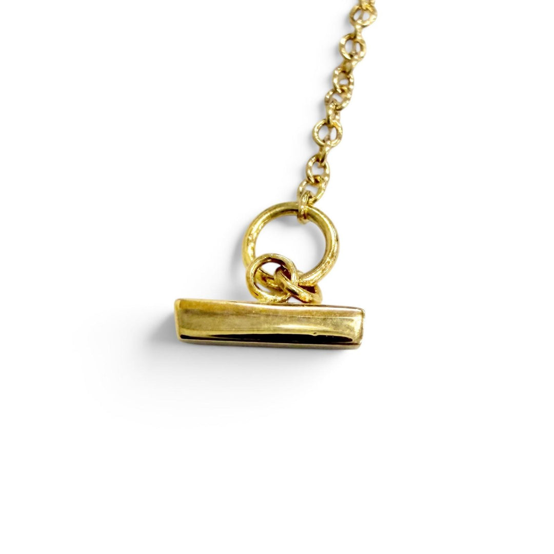 極美品△TIFFANY&amp;Co. ティファニー Tスマイル ペンダント スモール ネックレス アクセサリー A750(YG) イエローゴールド 重量2.92g