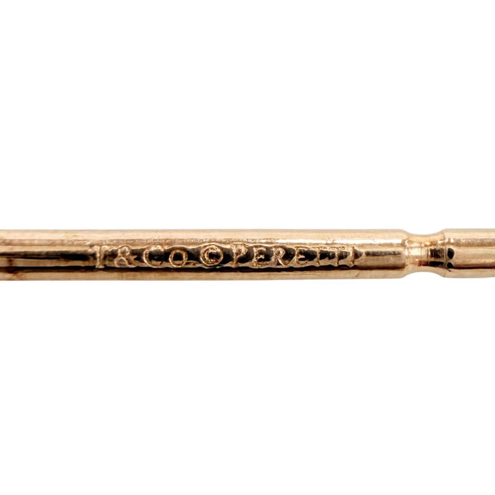 極美品◇TIFFANY&amp;Co. ティファニー バイザヤード AU750(PG) ダイヤ2P 計0.14ct 直径約4.50mm 25年10月購入 ピアス 重量1.47g 箱付き