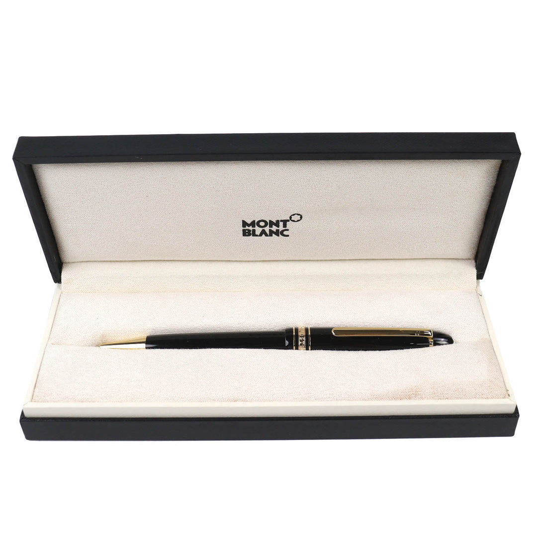 極美品△MONTBLANC モンブラン マイスターシュテュック Pix ホワイトスター ツイスト式 ボールペン ブラック ゴールド 筆記確認済み