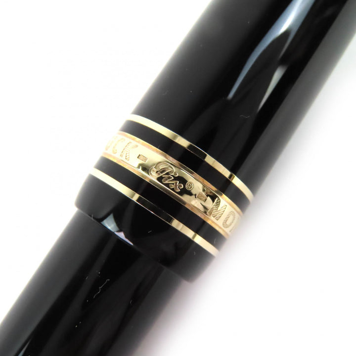 極美品△MONTBLANC モンブラン マイスターシュテュック Pix ホワイトスター ツイスト式 ボールペン ブラック ゴールド 筆記確認済み