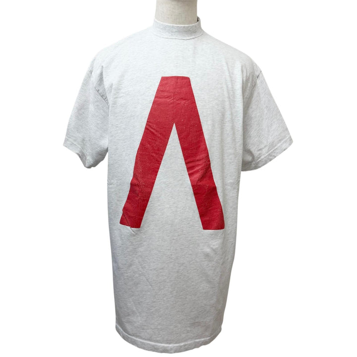 極美品□BALENCIAGA バレンシアガ 24SS 739028 ダメージ加工 Limited Edition 116/1000 半袖Ｔシャツ ライトグレー レッド 1 正規品