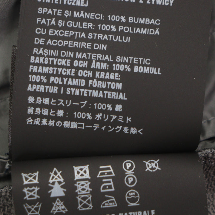 美品▼PRADA プラダ SJC547 スタンドカラー 切替デザイン ZIP トラックジャケット ブルゾン ナイロンジャケット グレー XL 正規品 メンズ