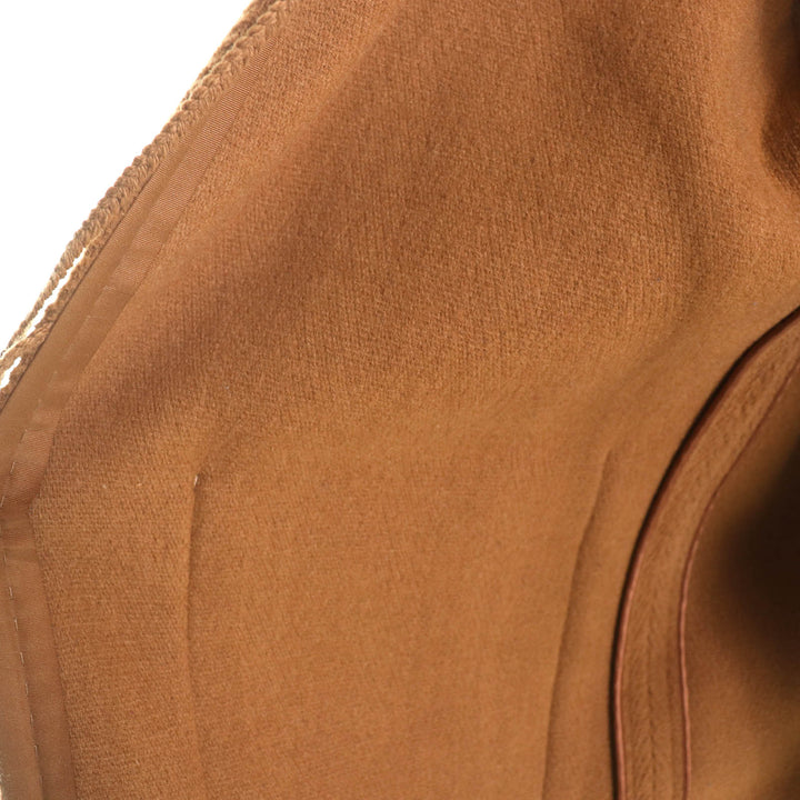 極美品△AURALEE オーラリー A22AC02WH WOOL HERINGBONE PILE HOODED COAT ウール コート ブラウン 0 日本製 正規品 レディース