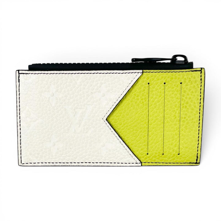 極美品▲LOUIS VUITTON ルイヴィトン M81314 LV イニシャルトリヨン コインカードホルダー カードケース イタリア製 メンズ 箱・保存袋付