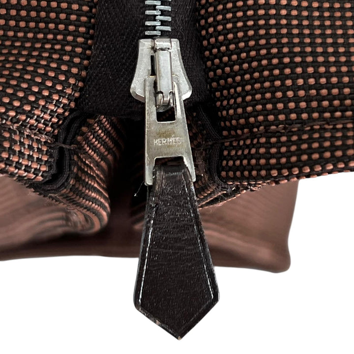 極美品▲HERMES エルメス エールライン ポーチMM セカンドバッグ クラッチバッグ ブラウン フランス製 メンズ