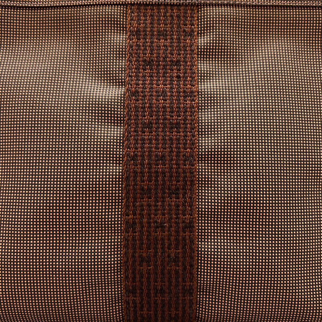 極美品▲HERMES エルメス エールライン ポーチMM セカンドバッグ クラッチバッグ ブラウン フランス製 メンズ