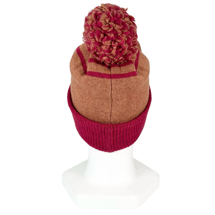 美品▲Vivienne Westwood ヴィヴィアンウエストウッド ウール100％ オーブ柄 ボンボン マフラー ニット帽 2点セット 日本製 レディース