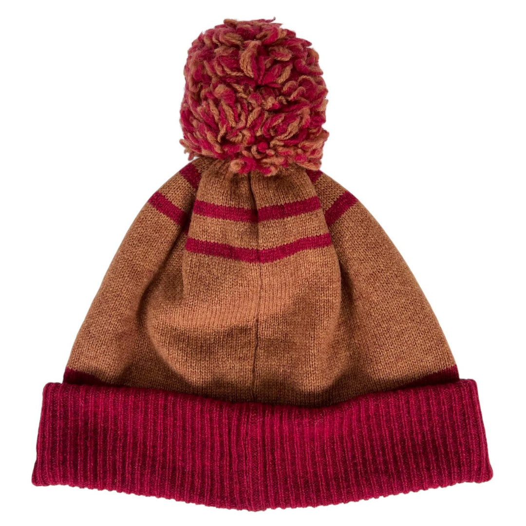 美品▲Vivienne Westwood ヴィヴィアンウエストウッド ウール100％ オーブ柄 ボンボン マフラー ニット帽 2点セット 日本製 レディース
