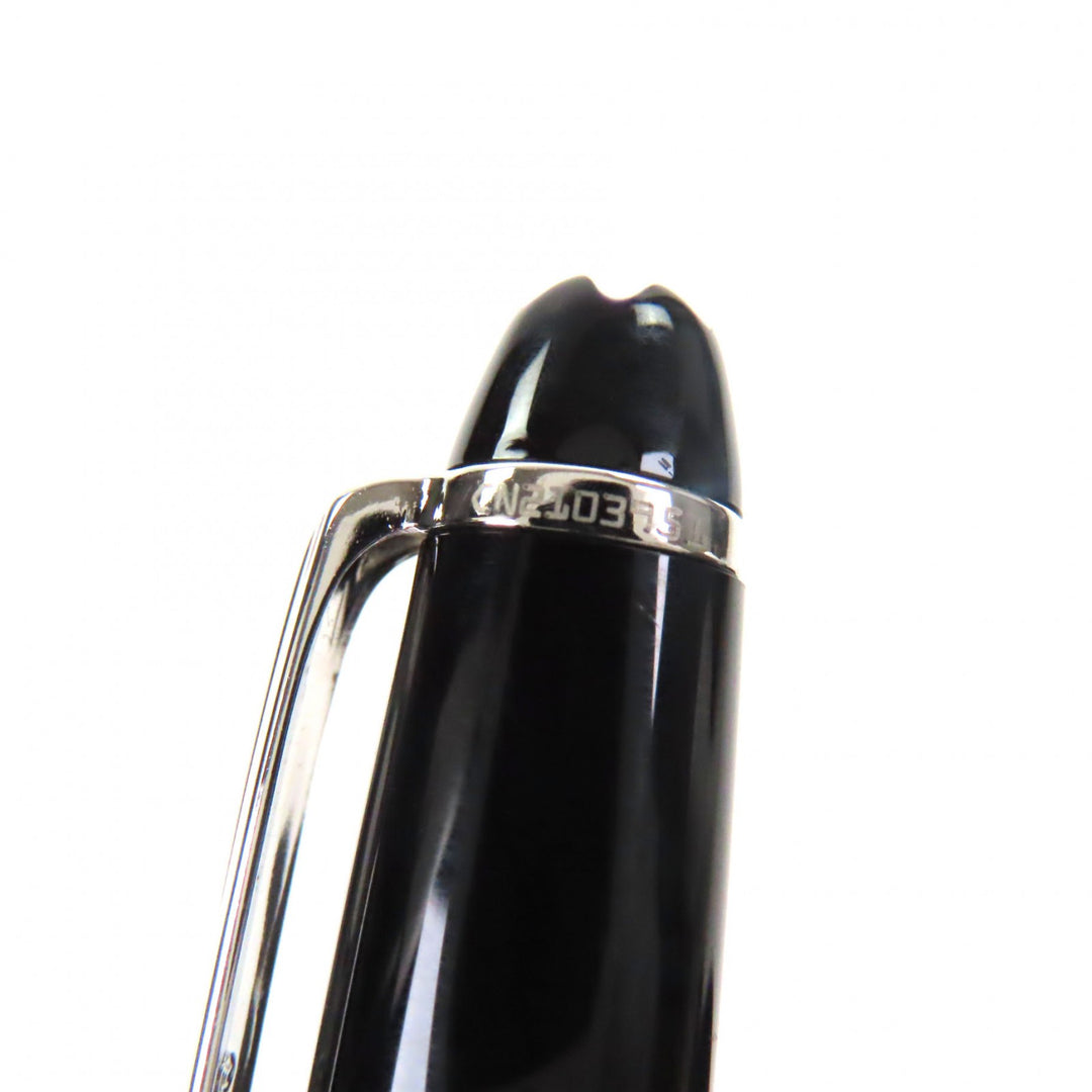 極美品▼MONTBLANC モンブラン マイスターシュテュック Pix ホワイトスター ツイスト式 ボールペン ブラック シルバー ドイツ製 筆記◎