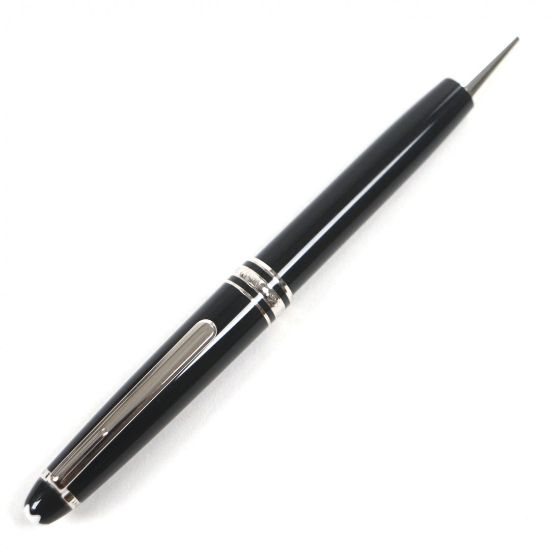 極美品▼MONTBLANC モンブラン マイスターシュテュック Pix ホワイトスター ツイスト式 ボールペン ブラック シルバー ドイツ製 筆記◎
