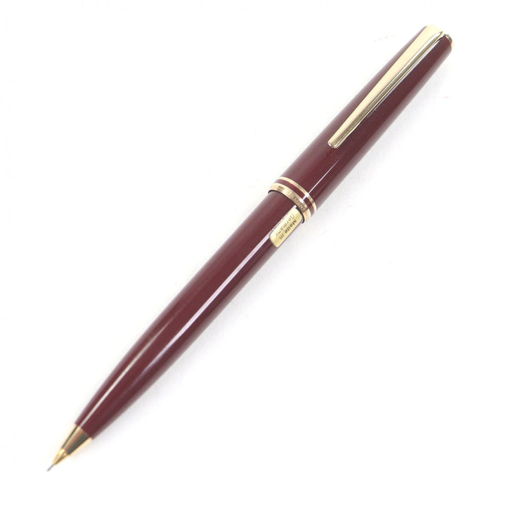 極美品□MONTBLANC モンブラン マイスターシュテュック クラシック シャープペンシル ボルドー ゴールド ドイツ製 メンズ 筆記確認済み