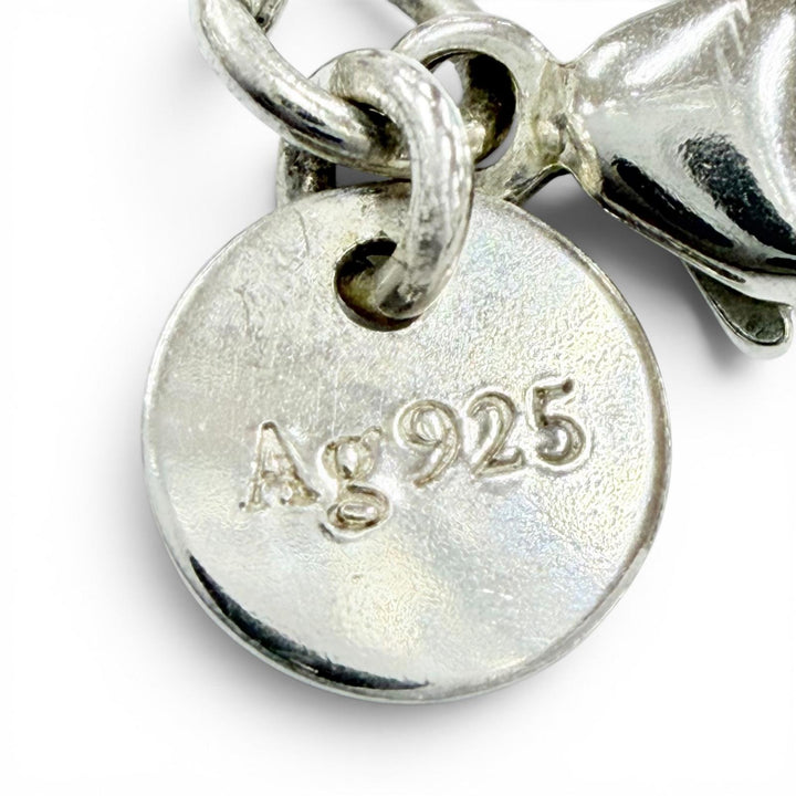 極美品◇TIFFANY&amp;Co. ティファニー リターントゥティファニー ミニハートタグ ビーズ AG925 手首周り約16cm ブレスレット 重量5.2g