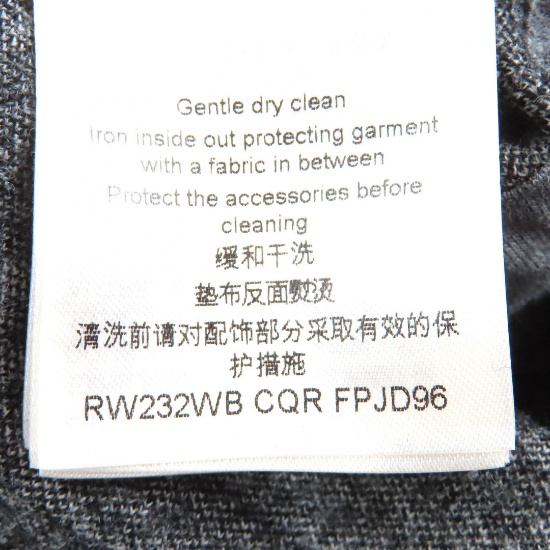極美品△LOUIS VUITTON ルイヴィトン 23AW 1AC3MF プリンスオブウェールズフーディドレス グレンチェックワンピース S 正規品 定価365200